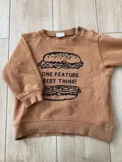 devirock ハンバーガー プリント トレーナー 90-95cm