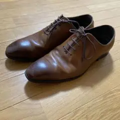 ブラウンレザー ドレスシューズ 43