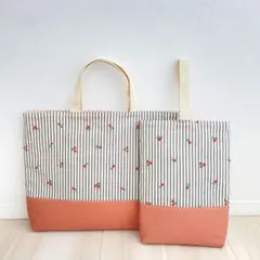 絵本バッグ上履き入れ⭐︎2点セット