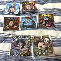鬼滅の刃 ワンピース シール7枚セット