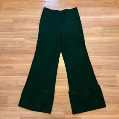 1960s French vintage knitted flare pants