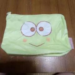 けろけろけろっぴふわふわFACE台形ポーチ