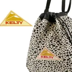 kelty 巾着　ショルダーバッグ　ボディバッグ　ダルメシアン　レオパード　柄