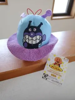 アンパンマン　ころふわ　のりもの　ぬいぐるみ　ばいきんまん