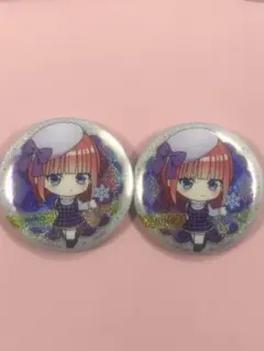 五等分の花嫁 中野二乃 中野三久 缶バッジ 3点セット