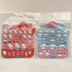 韓国限定 サンリオ マシュマロシール 2枚セット キティ シナモン