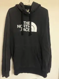★THE NORTH FACE ブラックパーカー★色褪せあり