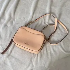 COACH レザーカメラバッグ ピンクのサムネイル