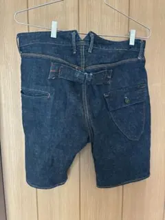 KATO デニム　ショートパンツ シンチバック付き　カトー　ハーフパンツのサムネイル