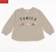 petit main トミカ刺繍 長袖カットソー 100cm