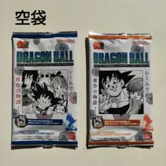 ドラゴンボール40周年記念　オリジナルシールウエハース　空袋