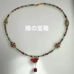 新作ハンドメイドカラフルビーズネックレス即日匿名発送