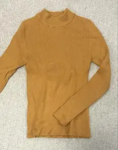 BROWNY STANDARD リブニット 長袖 F マスタード