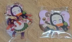 鬼滅の刃 実りの秋まつり アクリルスタンド くま缶バッジ 竈門禰豆子