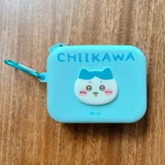 CHIIKAWA シリコンポーチ 水色