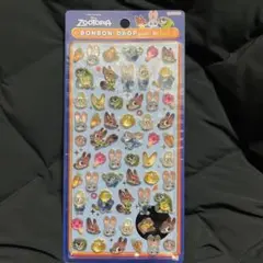 ボンボンドロップシール　ミニ　ズートピア