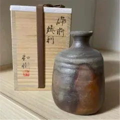 ■備前焼 窯変三角備前徳利 中村和樹 中村和樹 作 「備前窯変三角徳利」 ～備前焼専門卸小売店 川口陶