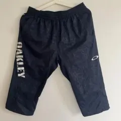 OAKLEY オークリー 7分丈 パンツ M ネイビー ハーフパンツ ランニングのサムネイル