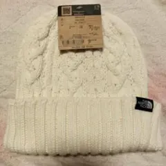THE NORTH FACE NN42334　ホワイトニット帽　新品未使用品！