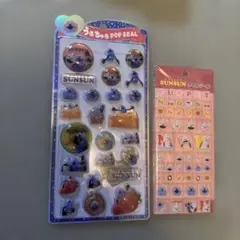 パペットスンスン うるちゅる タイルシール スンスン ノンノン タイルシール