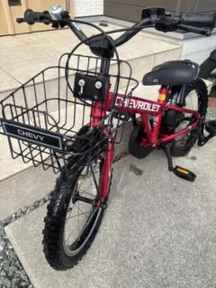 CHEVROLET (シボレー)キッズ自転車18インチ(折り畳み補助輪あり