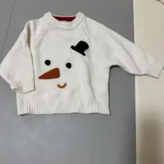 スノーマン 雪だるま ニット 冬ニット セーター