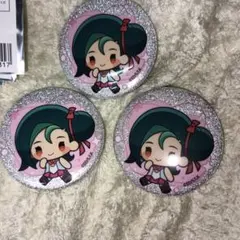 遊戯王ZEXAL 観月小鳥 トレーディンググリッター缶バッジ×3 ポップアップ