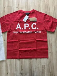 A.P.C. 24SS/Tシャツ/コットン/RED/プリント/