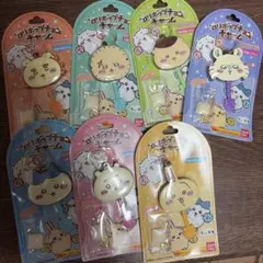 ちいかわ　ロリポップチャーム　うさぎ　ハチワレ　モモンガ　シーサー　くり　ラッコ