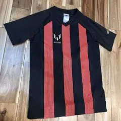 adidas アディダス MESSI メッシ Tシャツ 140 黒　サッカーのサムネイル