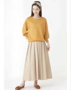 2019年　ヒューマンウーマン　ボイルギャバスカート　M