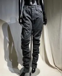 SIVA Ash Waxed curve black denim pantsのサムネイル