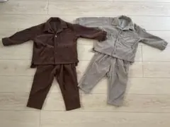 コーディロイ素材のセットアップ