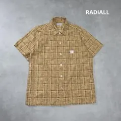 RADIALL / ハーフスリーブ コットン シャツ チェック柄トップス 半袖のサムネイル