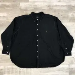 Ralph Lauren ラルフローレン 長袖シャツビッグサイズ ブラックのサムネイル