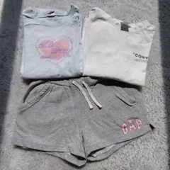 ANAP• コンバース•GAP 3点セット130-140cm公園着に