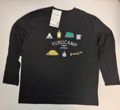 ゆるキャン SEASON 3 コラボプリント長袖Tシャツ L ブラック
