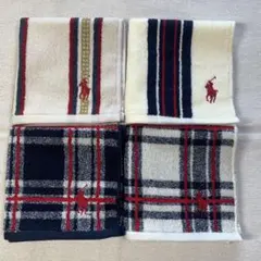 ラルフローレンハンドタオル 4枚セット qセット