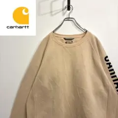超人気❗️カーハート　ワンポイントロゴスウェット　2X 90s刺繍古着希少レア長袖