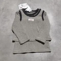 新品タグ付き バースデイ &mignon ボーダー 長袖Tシャツ