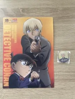 くら寿司　名探偵コナン　安室透　セット　下敷き　クリアハードシール