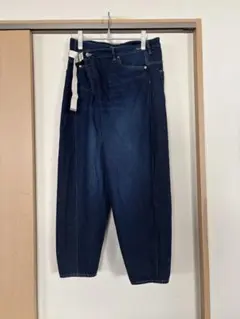 カズユキクマガイアタッチメント11oz　テーパードラップデニムパンツ2ネイビーのサムネイル