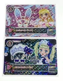 アイカツカード エンジェリーバニーティアラ ロリゴシックホワイトブリム