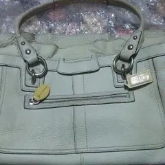 再出品、お値下げCOACH型押しレザートートバッグ