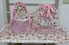 入園入学　弁当袋　コップ袋　ランチョンマットセット