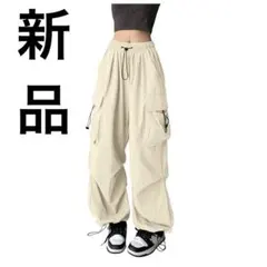 【新品】カーゴパンツ レディース ワイドパンツ ゆったり カジュアル ズボン