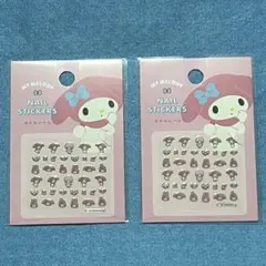 【2個】マイメロ❤️ネイルシール【新品未使用】人気　シール帳　ネイル　マイメロディ