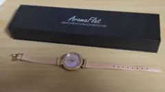 AromaFlat レディース 腕時計 ピンク