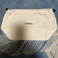 CHANEL ホワイト 巾着袋