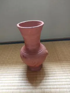 小原流 辰砂釉耳付花器 辰砂 花器 いけばな 華道 - メルカリ